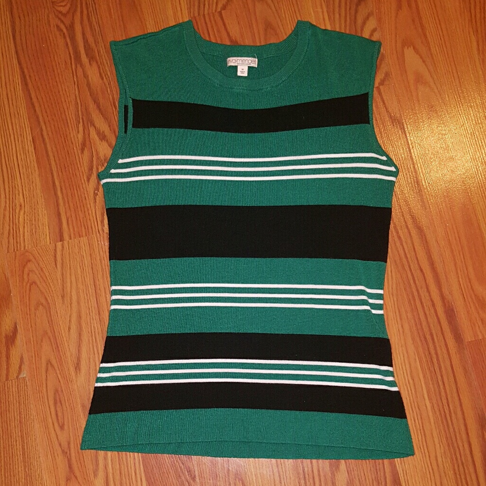 Sleeveless knit shell
